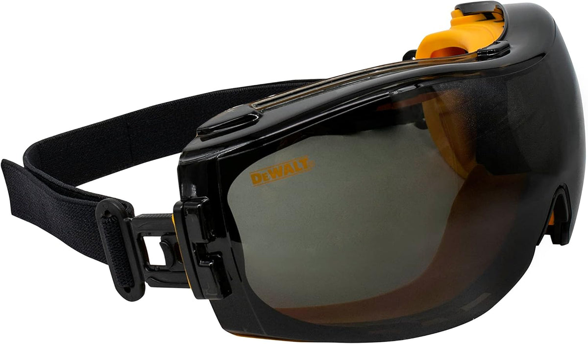 Dewalt Concealer Clear Anti Fog Dual Mold Safety Goggle Dpg82 Unisex Adult Tinted Anti Fog Adjustable Polycarbonate Full Rim