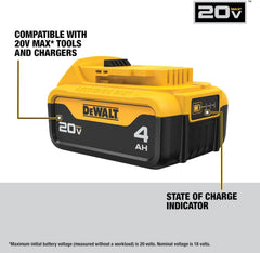 DEWALT 20V MAX Battery, Premium 4.0Ah (DCB204)